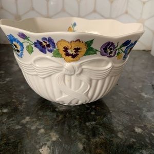 Belleek Ireland floral bowl